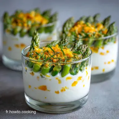 Verrine Asperge Oeuf Mimosa en 25 Minutes Fiche recette