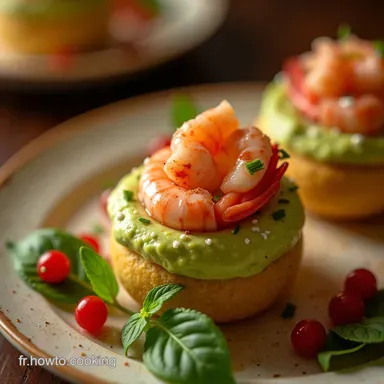 Verrines AvocatCrevettes Fraîcheur Agrumes et Mousse Veloutée Fiche recette