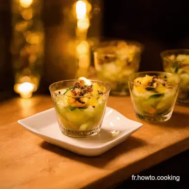 Verrines concombre ap&eacute;ritif Ma recette express &agrave; la Parisienne Fiche recette