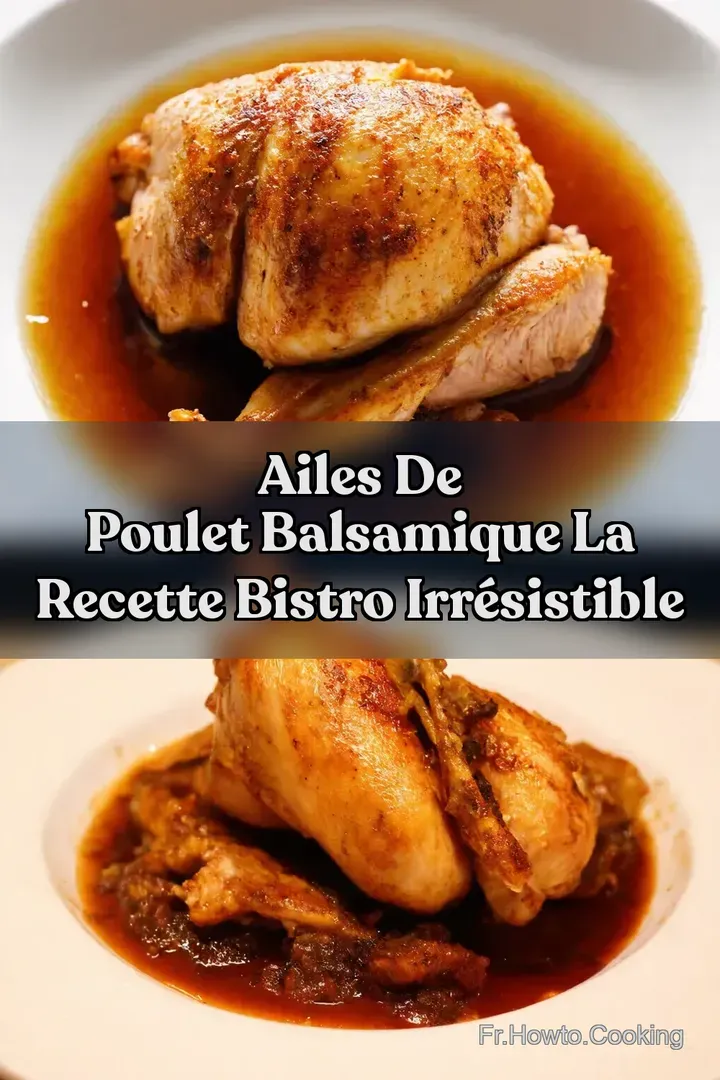 Ailes de Poulet Balsamique La Recette Bistro Irr&eacute;sistible