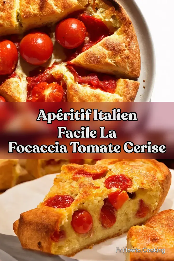 Ap&eacute;ritif Italien Facile La Focaccia Tomate Cerise