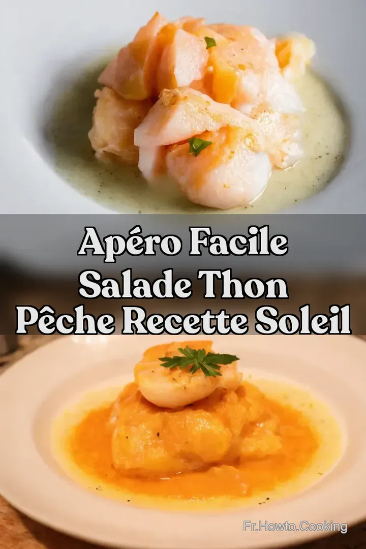 Ap&eacute;ro Facile Salade Thon P&ecirc;che Recette Soleil