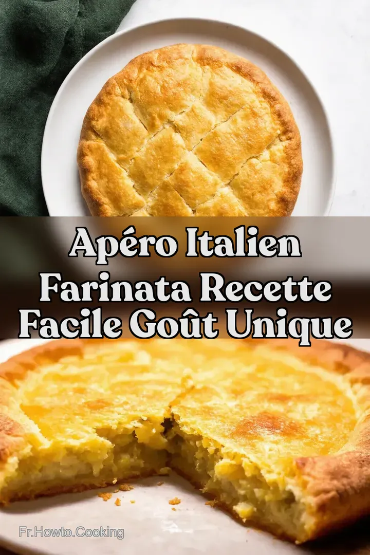 Ap&eacute;ro Italien Farinata Recette Facile Go&ucirc;t Unique