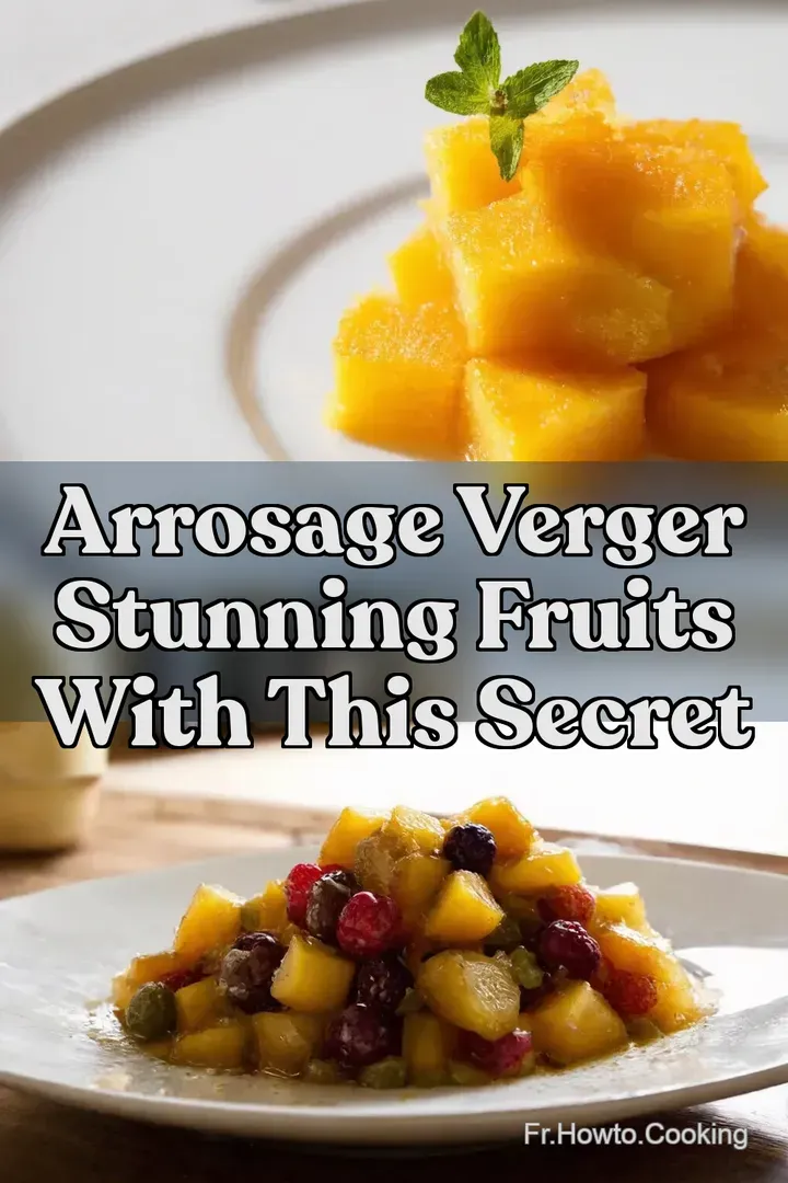 Arrosage Verger Stunning Fruits with this Secret