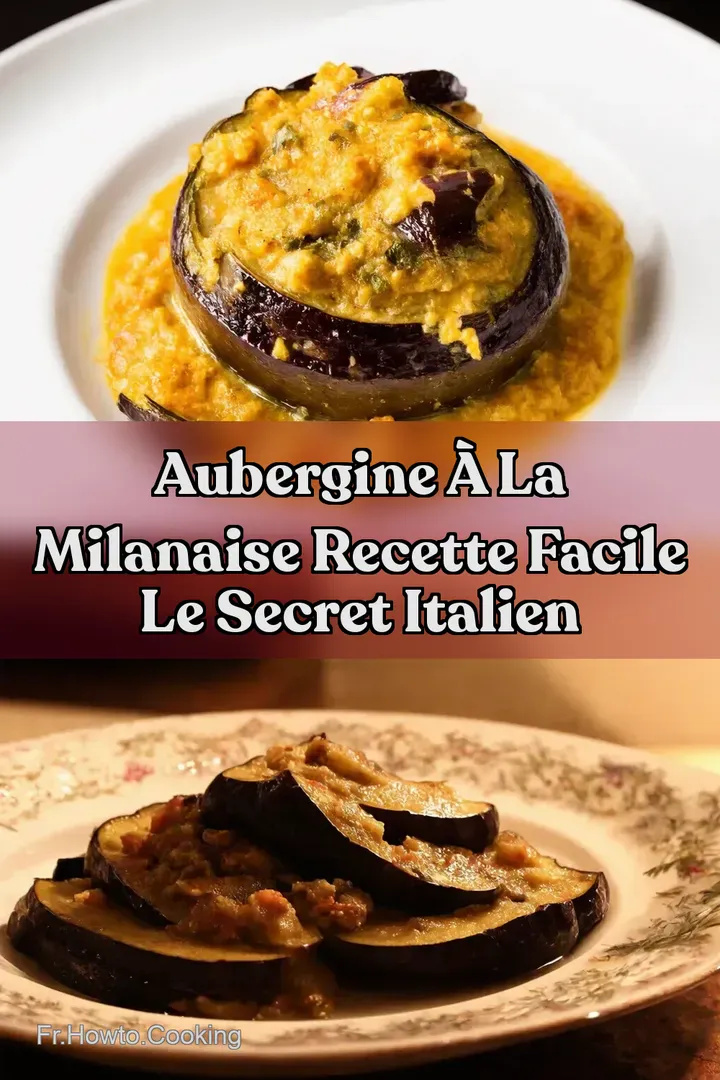 Aubergine &agrave; la Milanaise Recette Facile Le Secret Italien