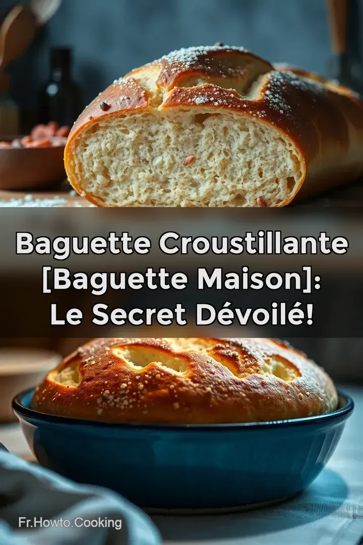 Baguette Croustillante [Baguette Maison]: Le Secret d&eacute;voil&eacute;!