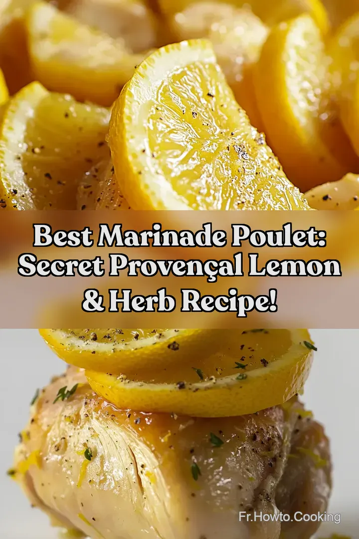 Best Marinade Poulet: Secret Proven&ccedil;al Lemon & Herb Recipe!