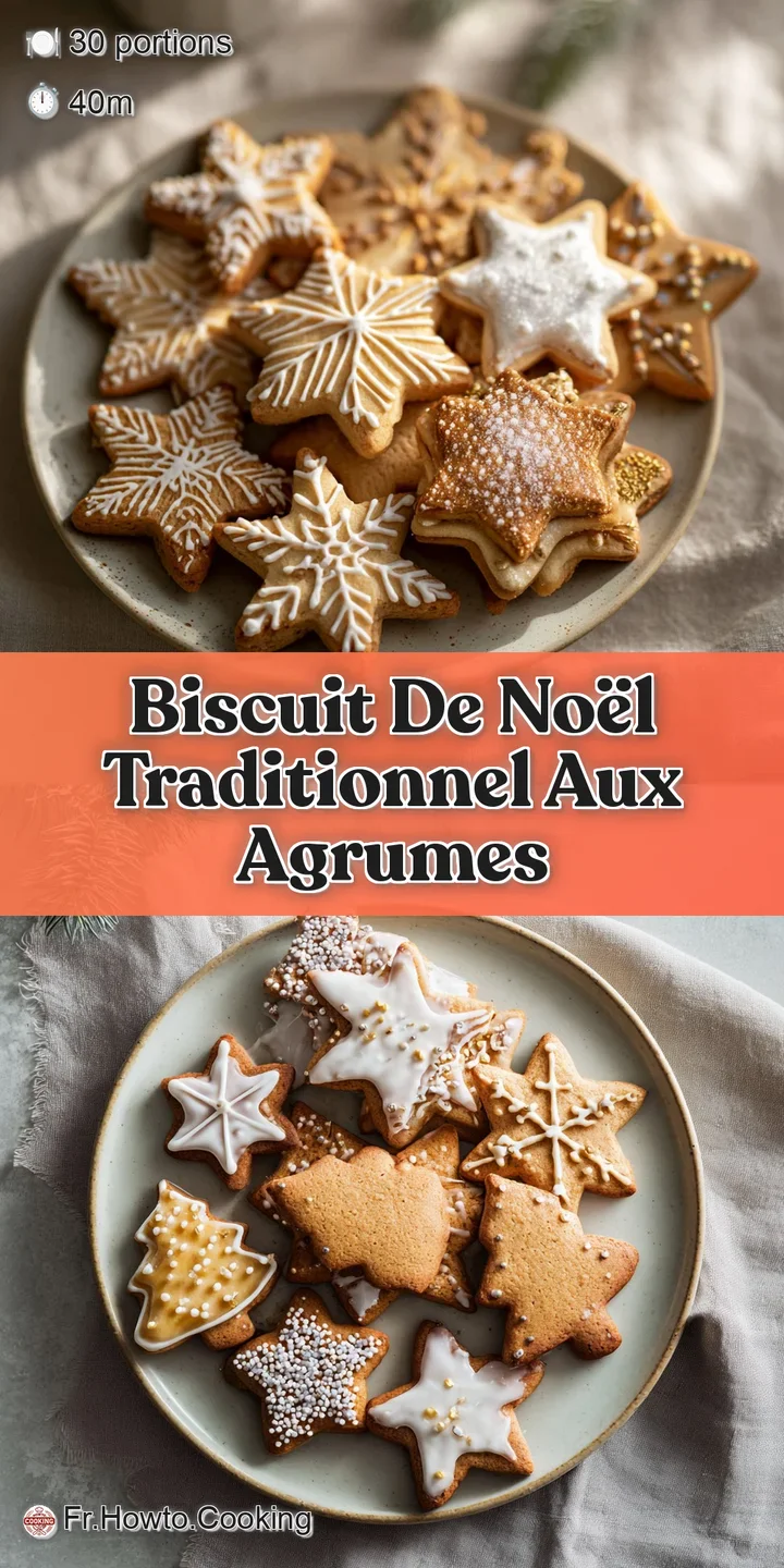 Close-up: a star-shaped Christmas biscuit with intricate white icing. The soft, golden-brown edges hint at a buttery, melt...