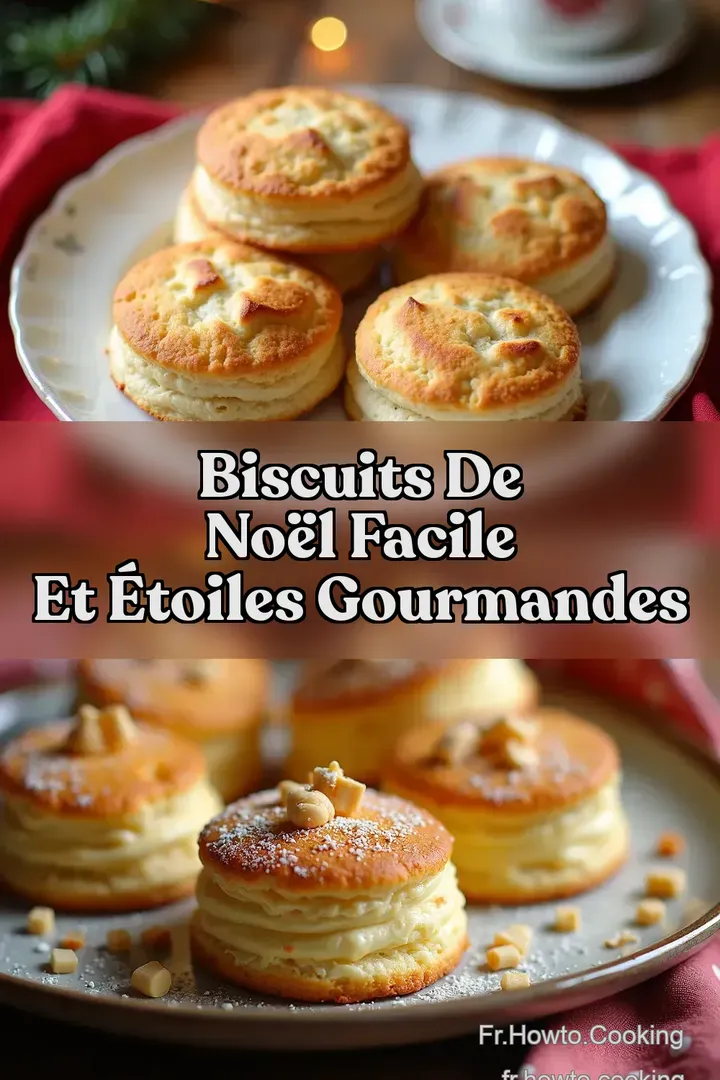 Biscuits de No&euml;l Facile et &Eacute;toiles Gourmandes