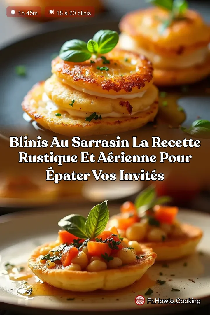 Blinis au Sarrasin La Recette Rustique et Aérienne pour Épater vos Invités