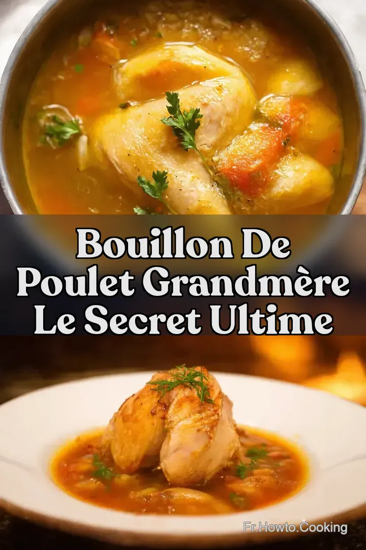 Bouillon de Poulet GrandMère Le Secret Ultime