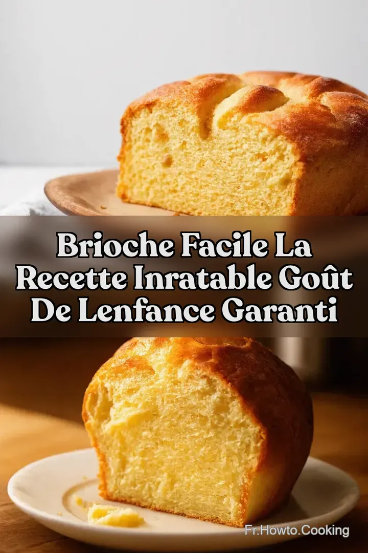 Brioche Facile La Recette Inratable Goût de lenfance garanti