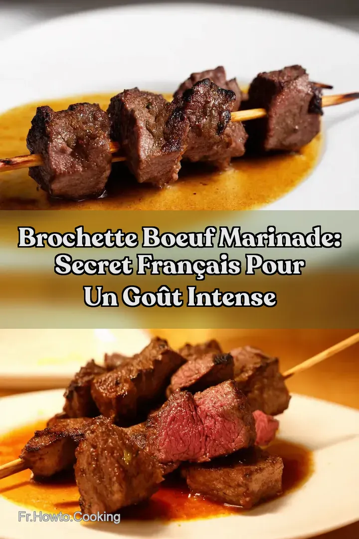Brochette Boeuf Marinade: Secret Fran&ccedil;ais Pour un Go&ucirc;t Intense