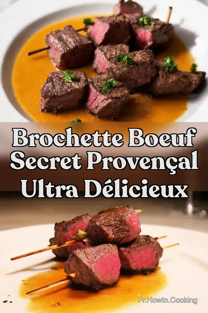 Brochette Boeuf Secret Proven&ccedil;al Ultra D&eacute;licieux
