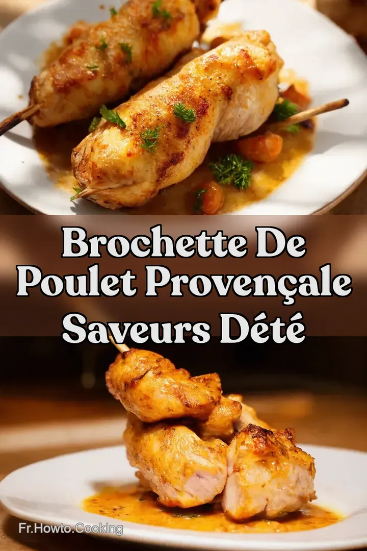 Brochette de Poulet Proven&ccedil;ale Saveurs d&Eacute;t&eacute;