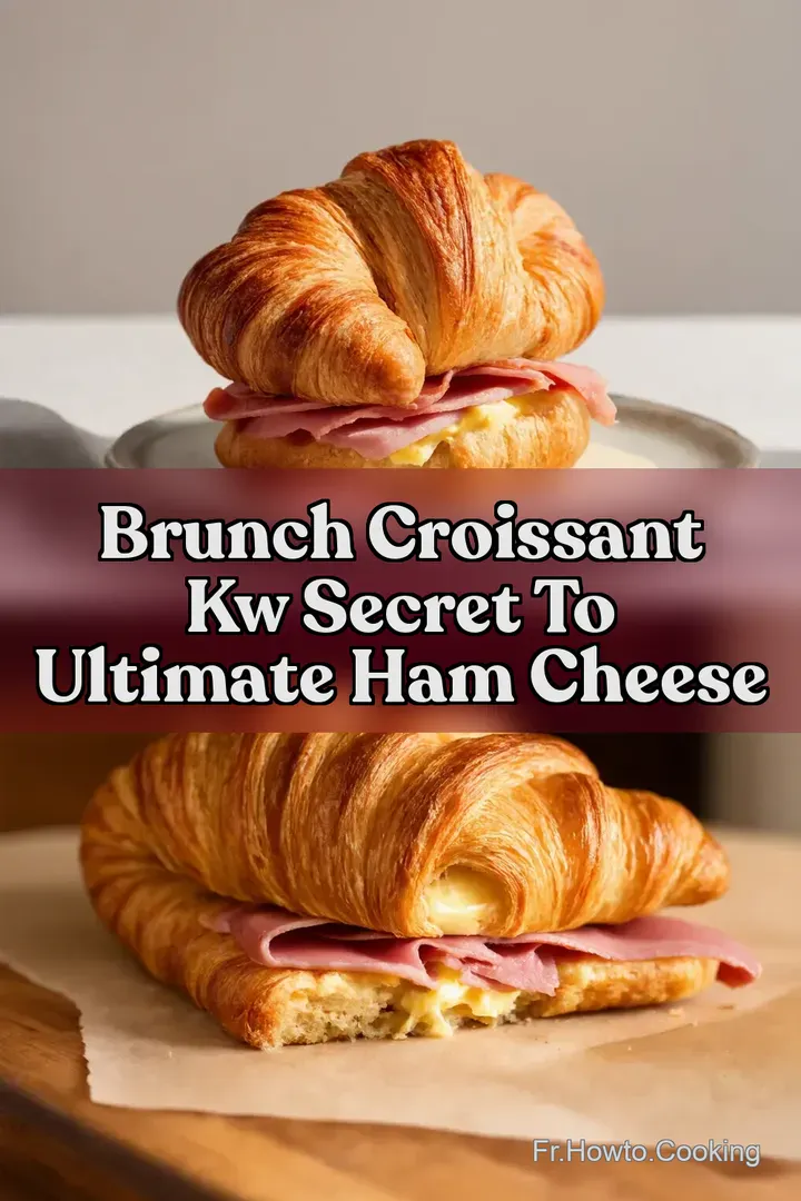 Brunch Croissant kw Secret To Ultimate Ham Cheese
