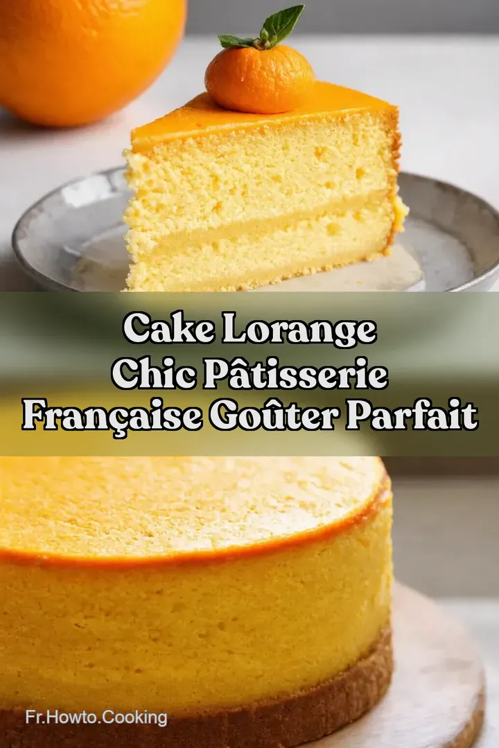 Cake lOrange Chic P&acirc;tisserie Fran&ccedil;aise Go&ucirc;ter Parfait