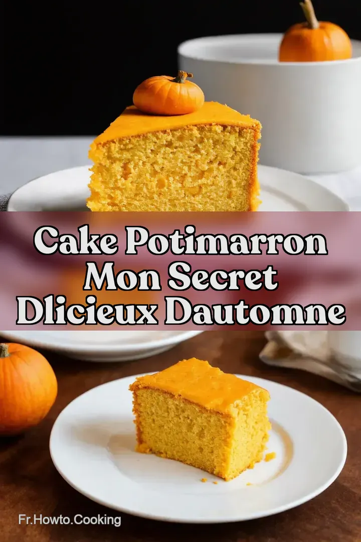 Cake Potimarron Mon Secret Dlicieux dAutomne