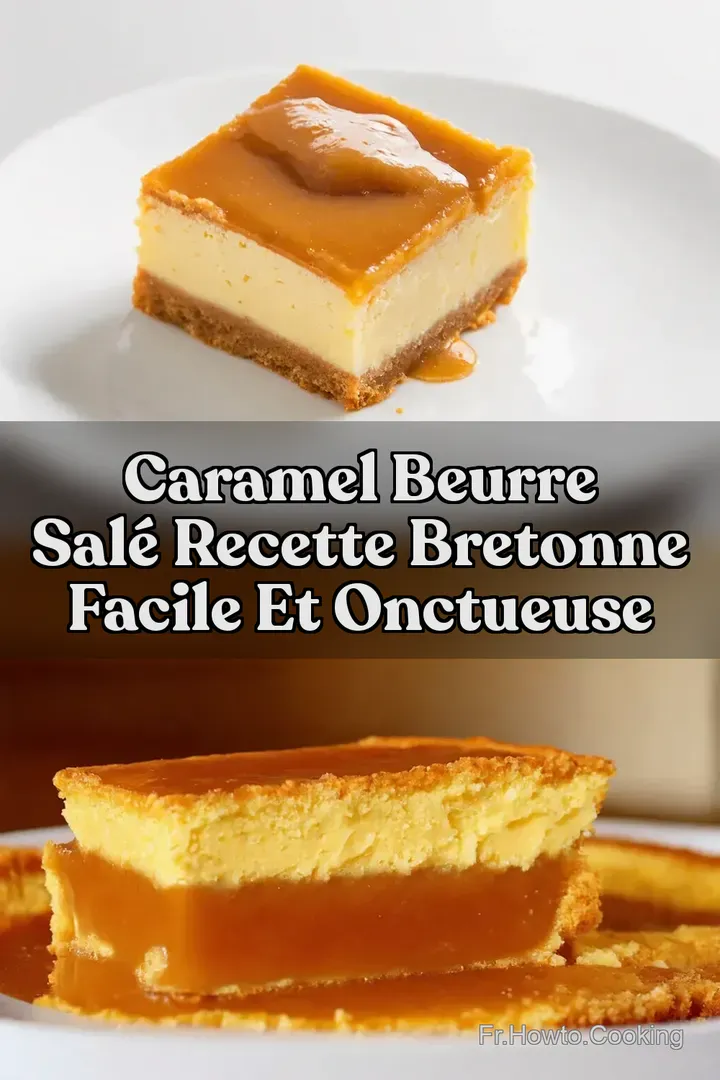 Caramel Beurre Sal&eacute; Recette Bretonne Facile et Onctueuse