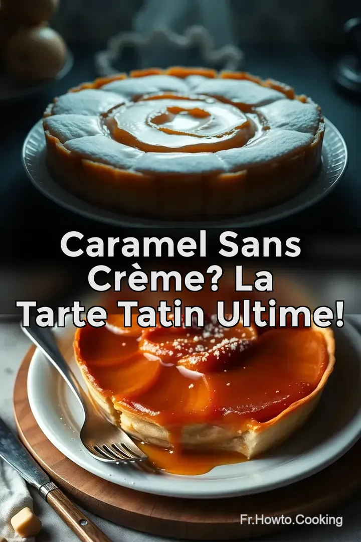 Caramel Sans Cr&egrave;me? La Tarte Tatin Ultime!