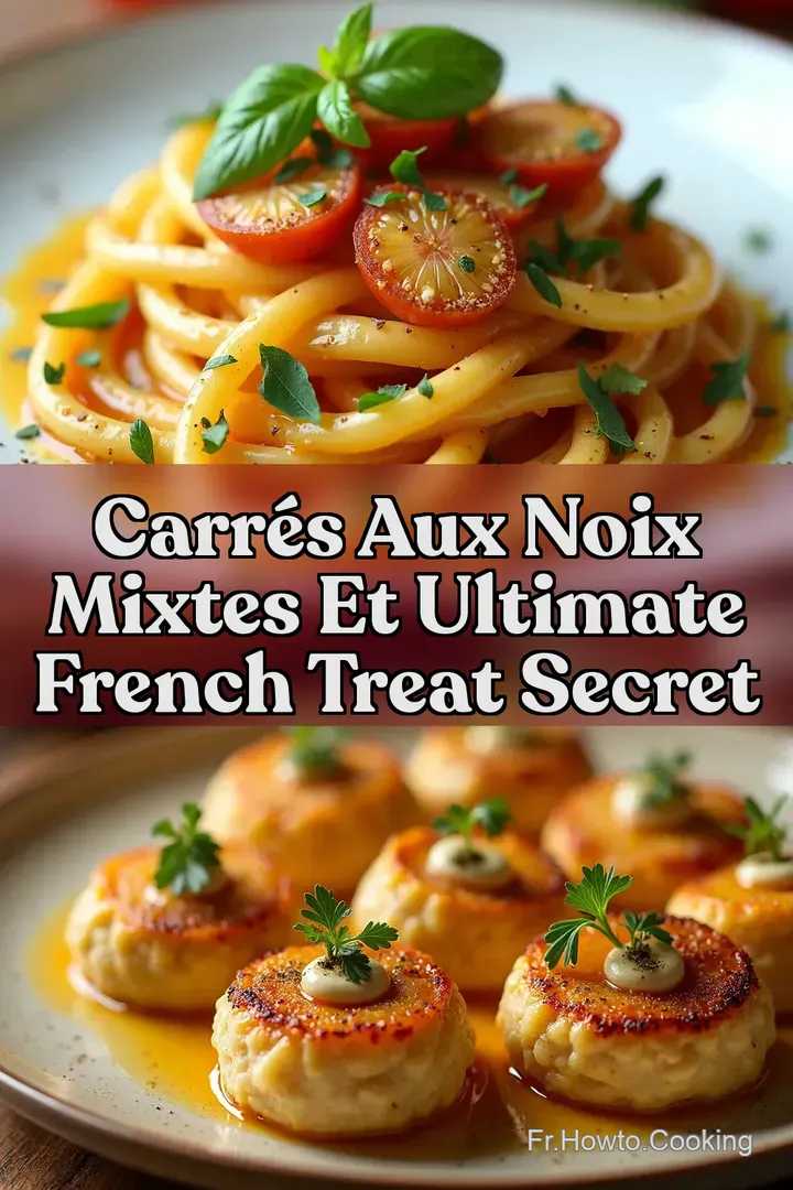 Carr&eacute;s aux noix mixtes et Ultimate French Treat Secret
