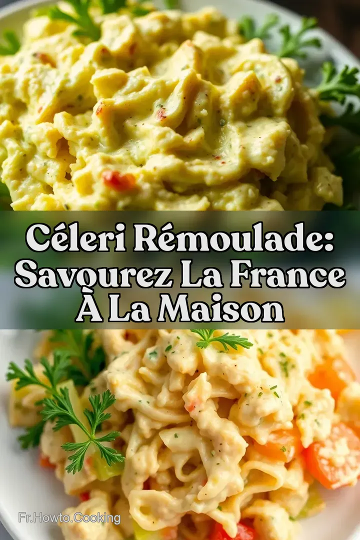C&eacute;leri R&eacute;moulade: Savourez la France &agrave; la Maison