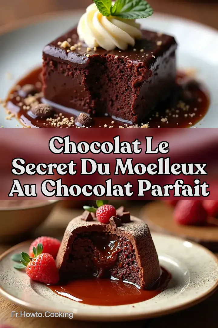 Chocolat Le Secret du Moelleux Au Chocolat Parfait