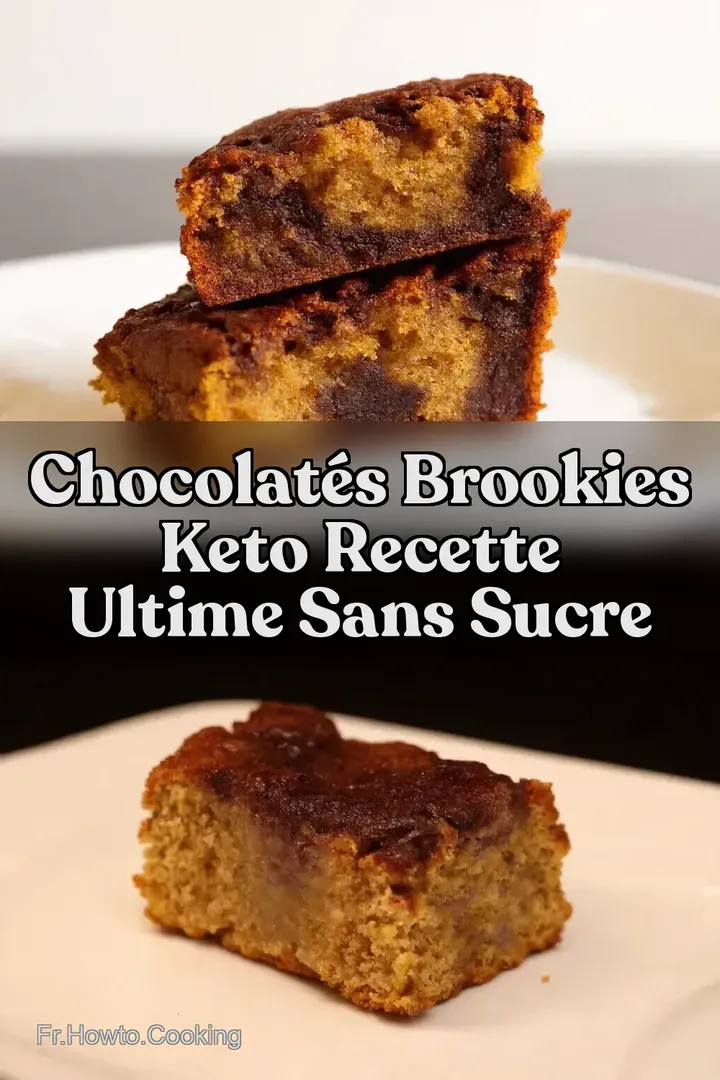 Chocolat&eacute;s Brookies Keto Recette Ultime Sans Sucre