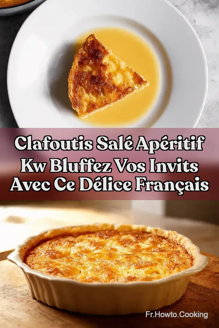 Clafoutis Sal&eacute; Ap&eacute;ritif kw Bluffez Vos Invits Avec Ce D&eacute;lice Fran&ccedil;ais