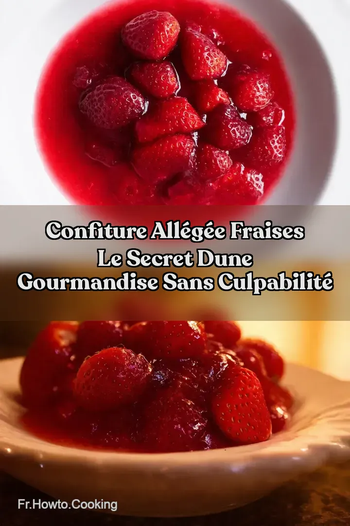 Confiture All&eacute;g&eacute;e Fraises Le Secret dune Gourmandise Sans Culpabilit&eacute;