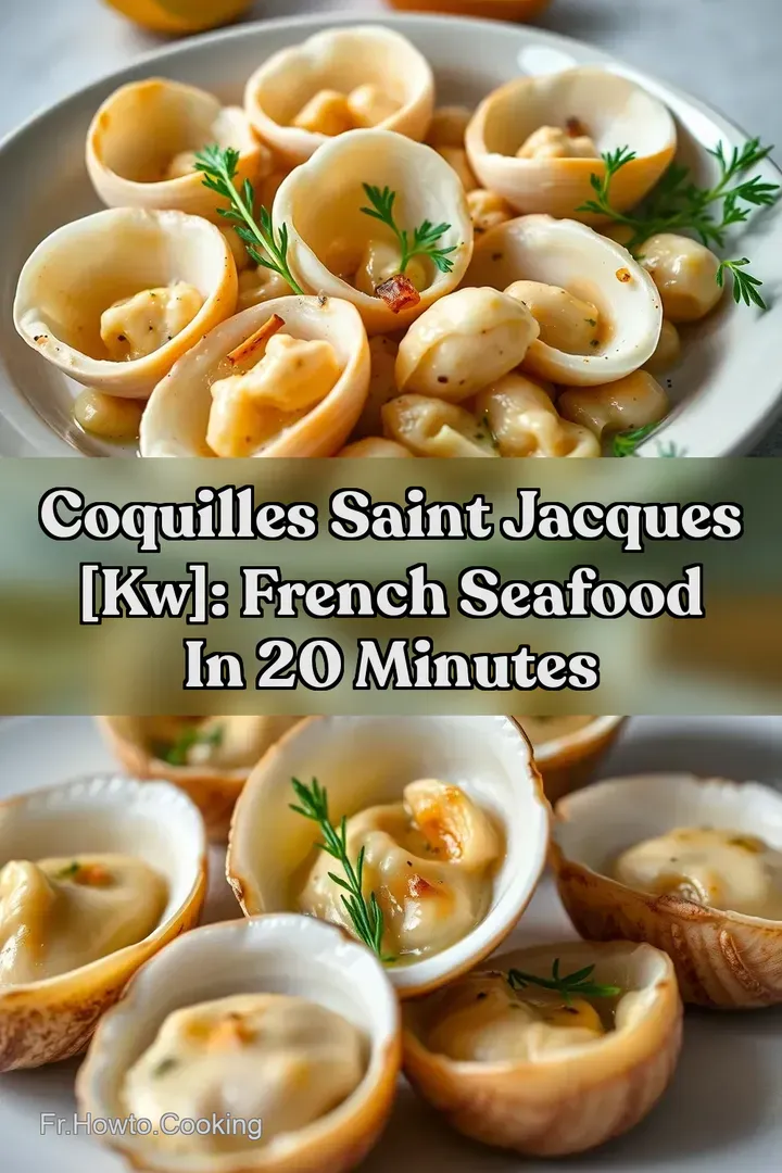 Coquilles Saint Jacques [kw]: French Seafood In 20 Minutes