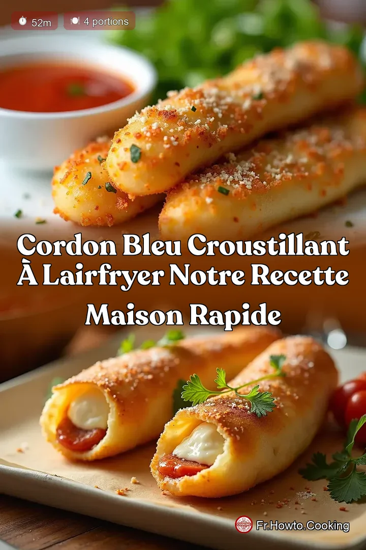 Cordon Bleu Croustillant à lAirfryer Notre Recette Maison Rapide