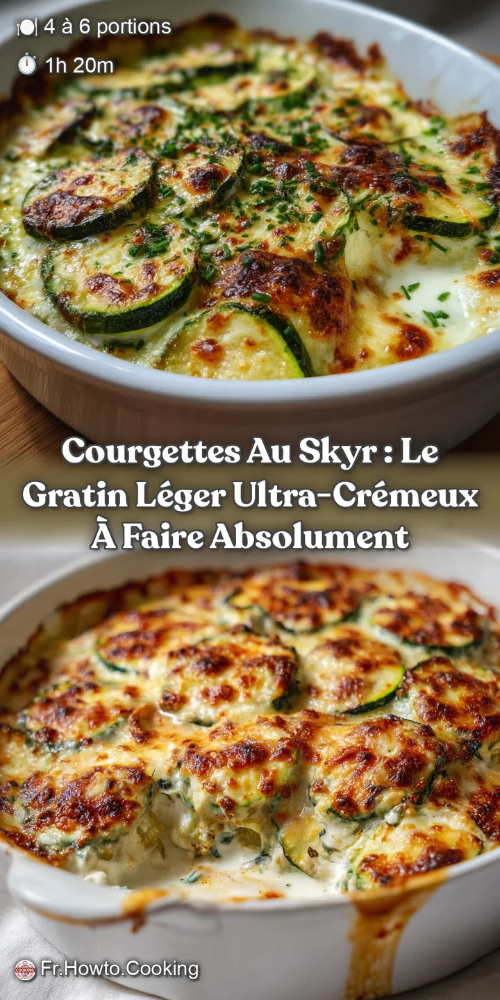 Courgettes Au Skyr : Le Gratin L&eacute;ger Ultra-Cr&eacute;meux &agrave; Faire Absolument