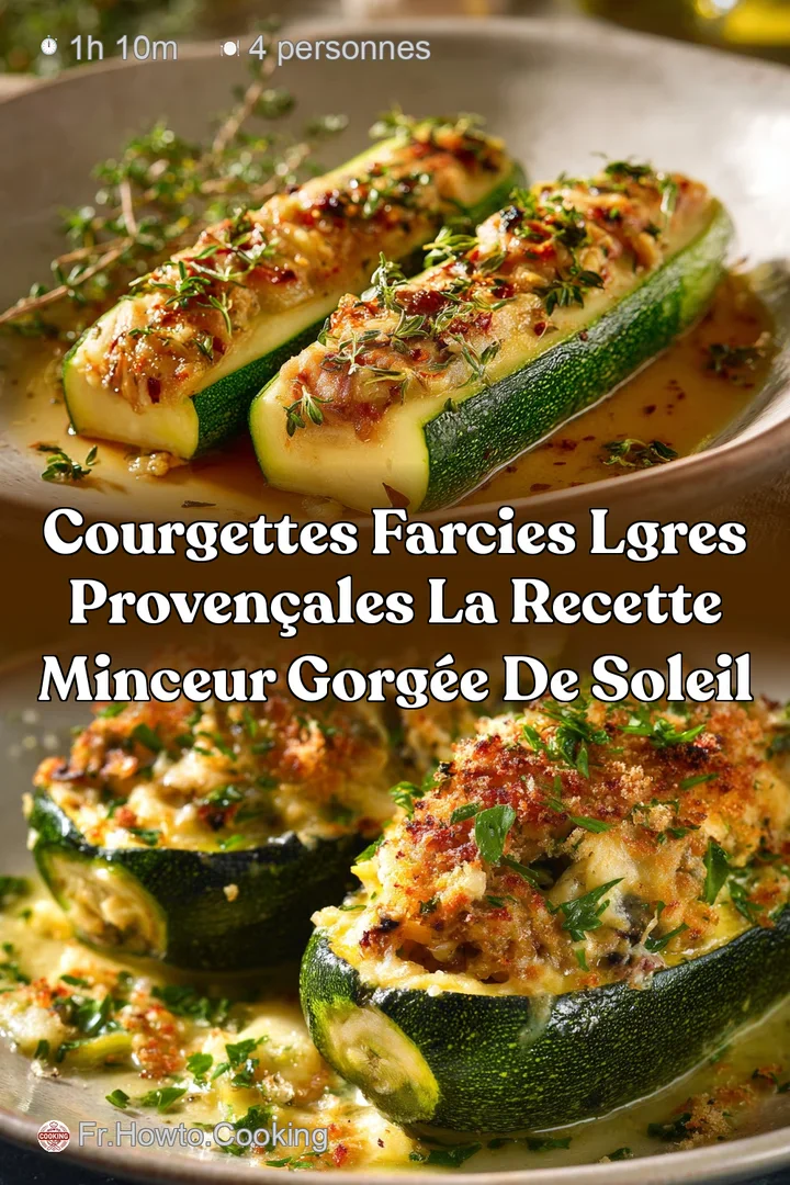 Courgettes Farcies Lgres Proven&ccedil;ales La Recette Minceur Gorg&eacute;e de Soleil
