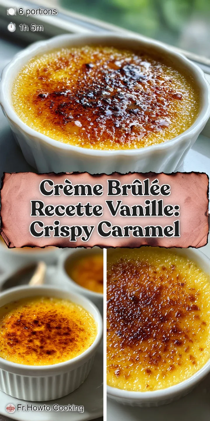 Close-up reveals the delicate, creamy custard beneath a shattered, amber-colored sugar shell on this Cr&egrave;me br&ucirc;l&eacute;e.