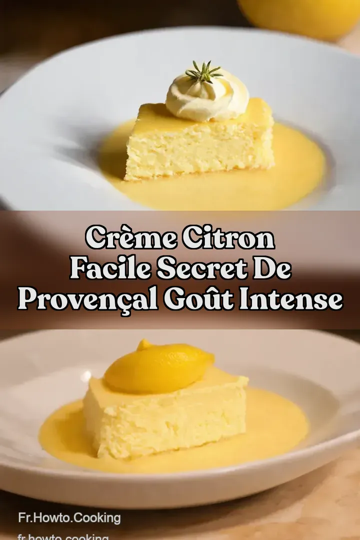 Cr&egrave;me Citron Facile Secret de Proven&ccedil;al Go&ucirc;t Intense