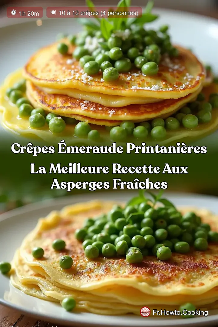 Crêpes Émeraude Printanières La Meilleure Recette aux Asperges Fraîches