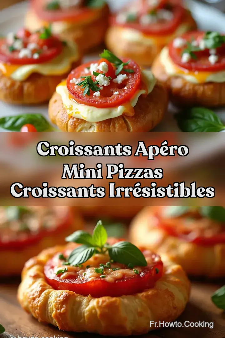 Croissants Ap&eacute;ro Mini Pizzas Croissants Irr&eacute;sistibles