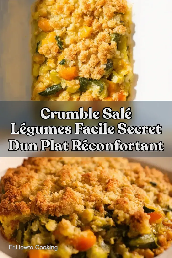 Crumble Sal&eacute; L&eacute;gumes Facile Secret dun plat R&eacute;confortant