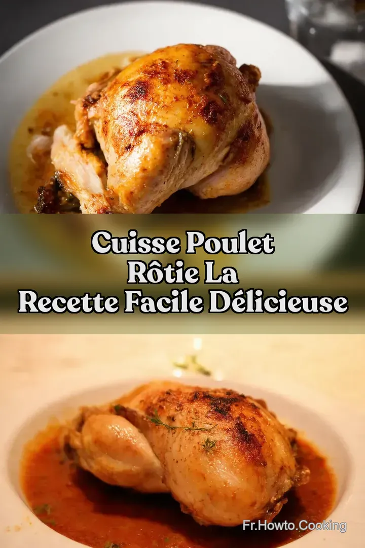Cuisse Poulet R&ocirc;tie La Recette Facile D&eacute;licieuse