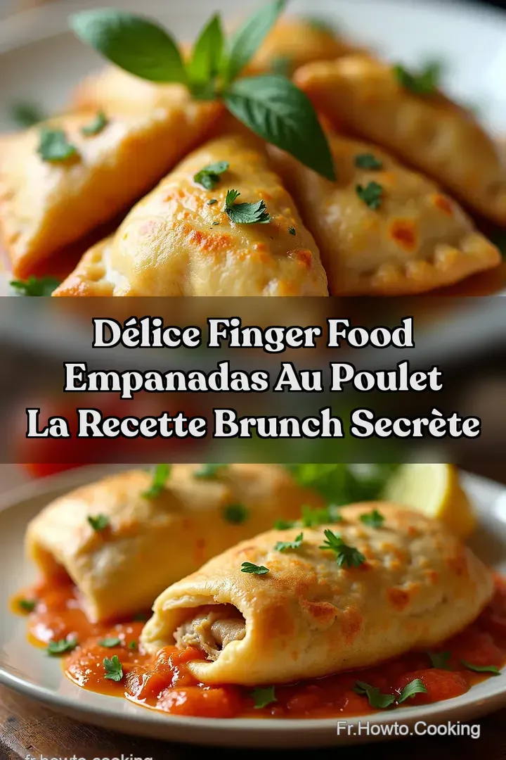 D&eacute;lice Finger Food Empanadas au Poulet La Recette Brunch Secr&egrave;te