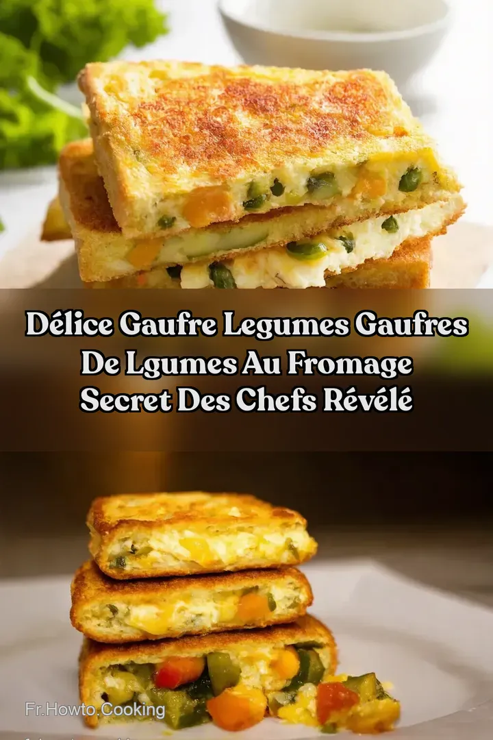 D&Eacute;LICE Gaufre Legumes Gaufres de Lgumes au Fromage Secret des Chefs R&eacute;v&eacute;l&eacute;