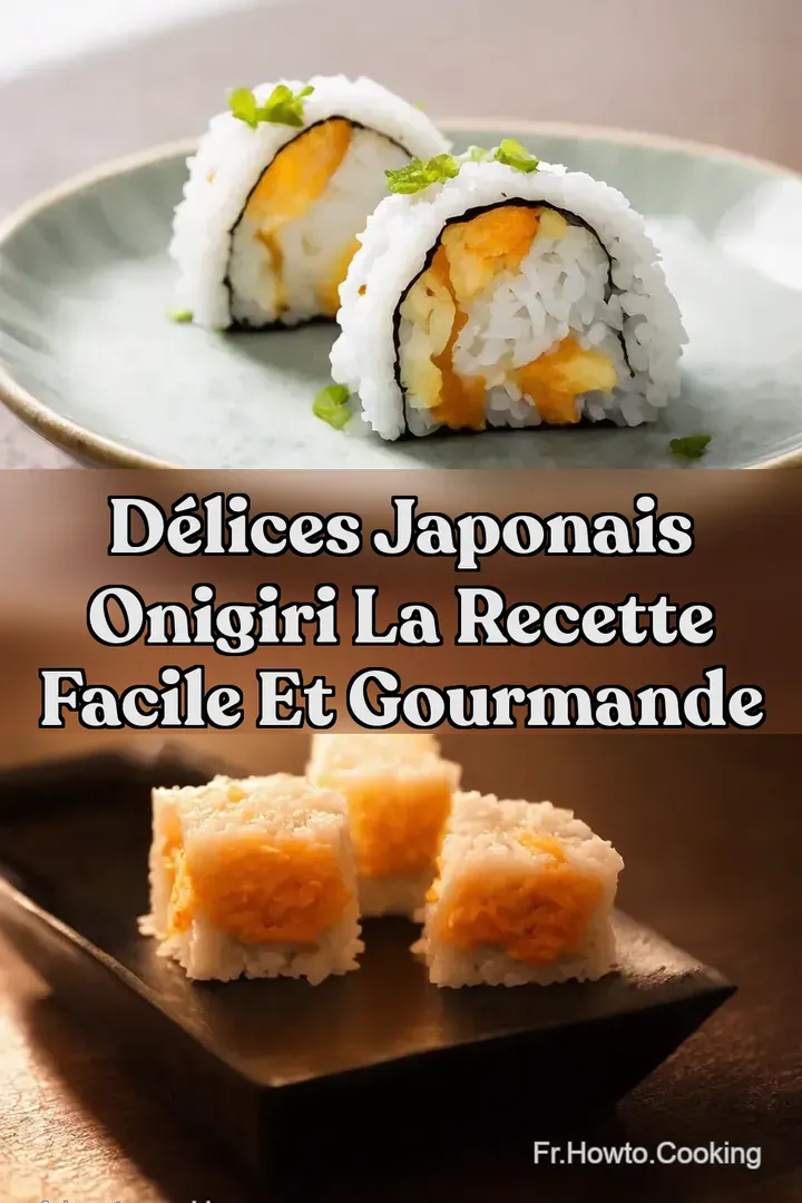 D&eacute;lices Japonais Onigiri La Recette Facile et Gourmande