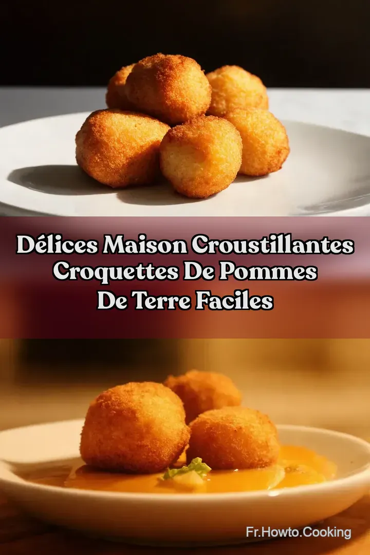D&eacute;lices Maison Croustillantes Croquettes de Pommes de Terre Faciles