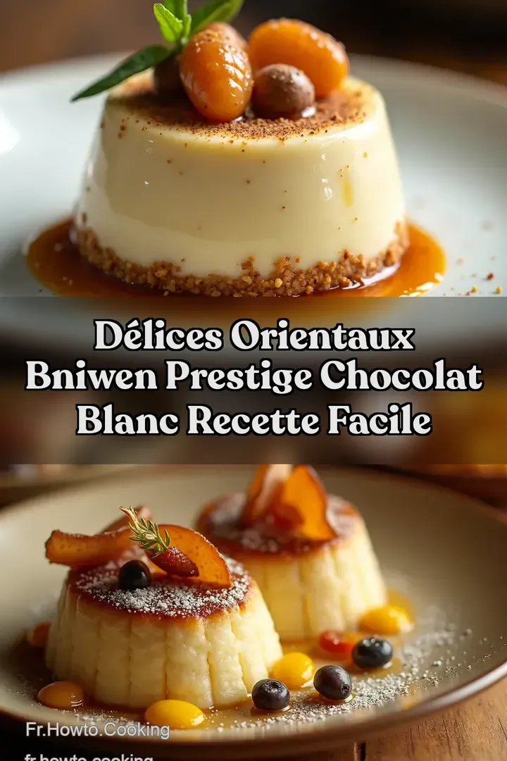 Délices Orientaux Bniwen Prestige Chocolat Blanc Recette Facile