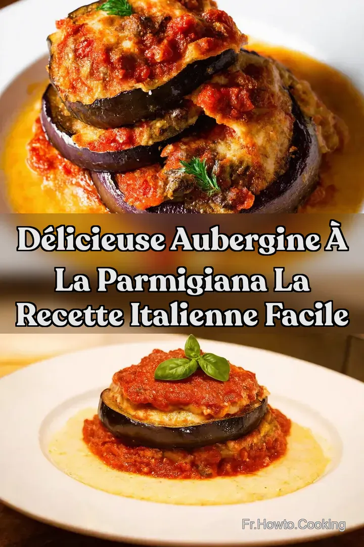 Délicieuse Aubergine à la Parmigiana La Recette Italienne Facile : ÉPINGLER POUR PLUS TARD Délicieuse Aubergine à la Parmigiana La Recette Italienne Facile