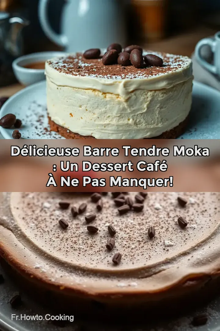 D&eacute;licieuse Barre Tendre Moka : Un Dessert Caf&eacute; &agrave; ne Pas Manquer!