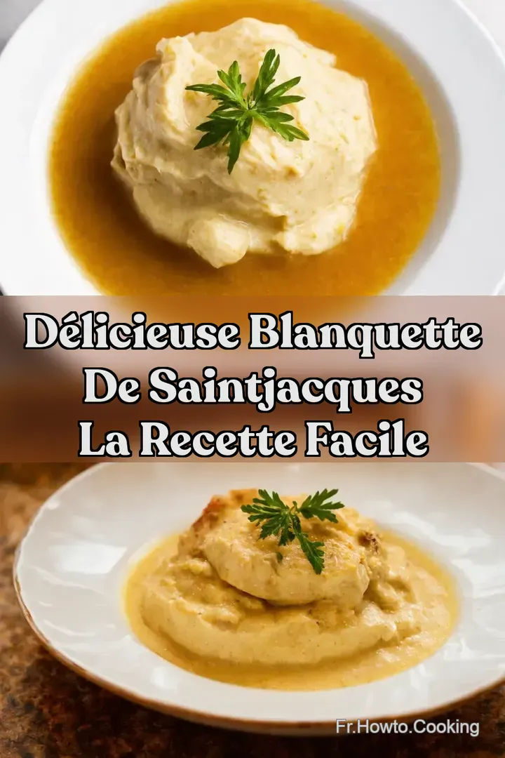 D&eacute;licieuse Blanquette de SaintJacques La Recette Facile