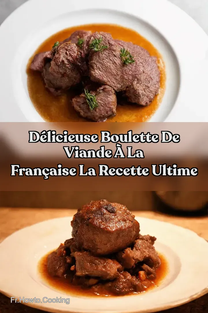 D&eacute;licieuse Boulette de Viande &agrave; la Fran&ccedil;aise La Recette Ultime