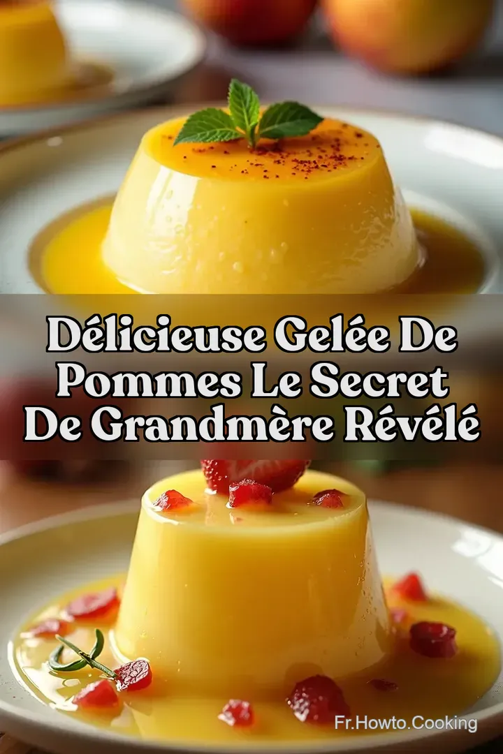 D&eacute;licieuse Gel&eacute;e de Pommes Le Secret de GrandM&egrave;re R&eacute;v&eacute;l&eacute;